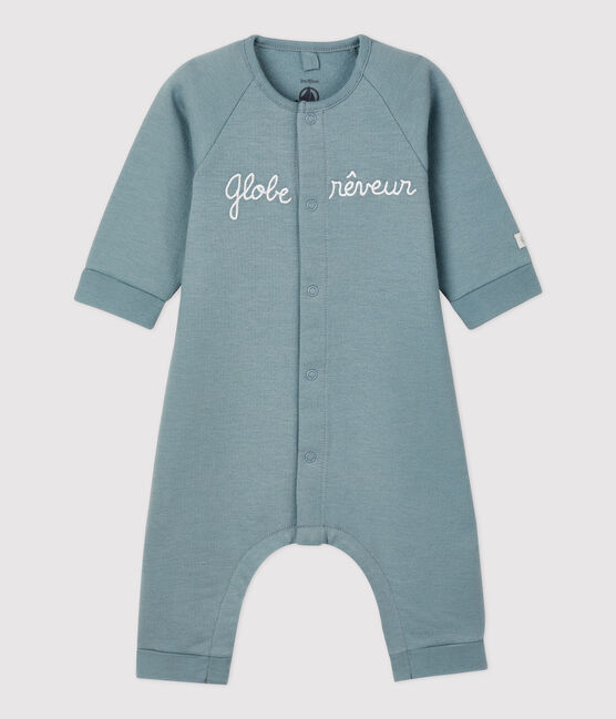 Baby-Overall aus Bio-Baumwoll-Molton grau SEDUMBLUE